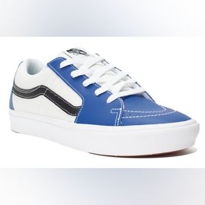 VANS Sk8-Low ComfyCush Leather - True Blue M5. 5/W7